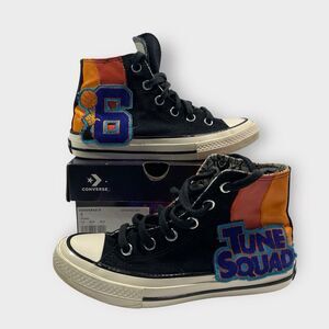 Converse x Space Jam Tune Squad CHUCK‎ 70 2Y HI - Black/Mantra Orange - 372483C
